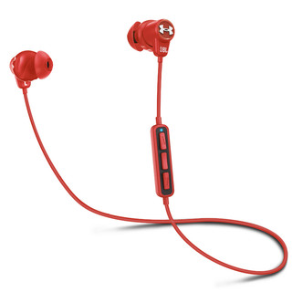 JBL 杰宝 UA 1.5 安德玛联名款 入耳式颈挂式蓝牙耳机 红色