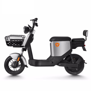 Yadea 雅迪 欧逸Li 电动自行车 TDT2345Z 48V20Ah锂电池 科技银 篮筐靠背版