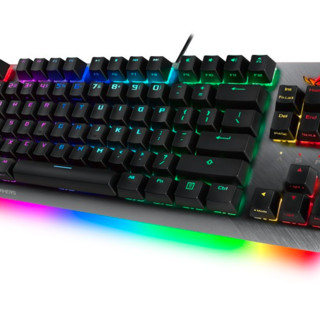 ROG 玩家国度 游侠 TKL 84键 有线机械键盘 黑色 Cherry红轴 RGB