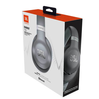 JBL 杰宝 V710 耳罩式头戴式蓝牙耳机 山峰银