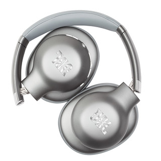 JBL 杰宝 V710 耳罩式头戴式蓝牙耳机 山峰银