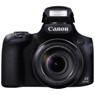 Canon 佳能 PowerShot SX60 HS 3英寸数码相机 (3.8-247.0mm、F3.4) 黑色