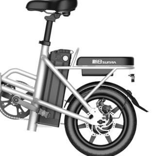 SUNRA 新日 F9 尊享版 电动自行车 48V16.8Ah锂电池 白色