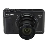 Canon 佳能 sx740hs相机 高清旅游家用美颜数码卡片相机  PowerShot SX740 HS 黑色