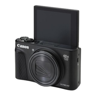 Canon 佳能 sx740hs相机 高清旅游家用美颜数码卡片相机  PowerShot SX740 HS 黑色