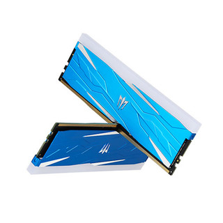 GALAXY 影驰 GAMER系列 GAMER BLUE DDR4 2666MHz RGB 台式机内存 灯条 蓝色 16GB 8GB*2