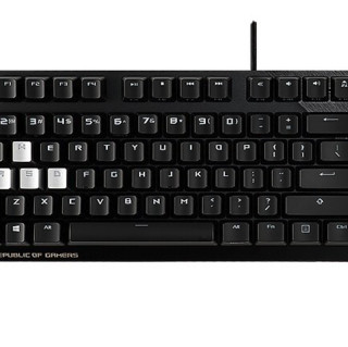 ROG 玩家国度 Strix Scope 104键 有线机械键盘 黑色 Cherry黑轴 RGB