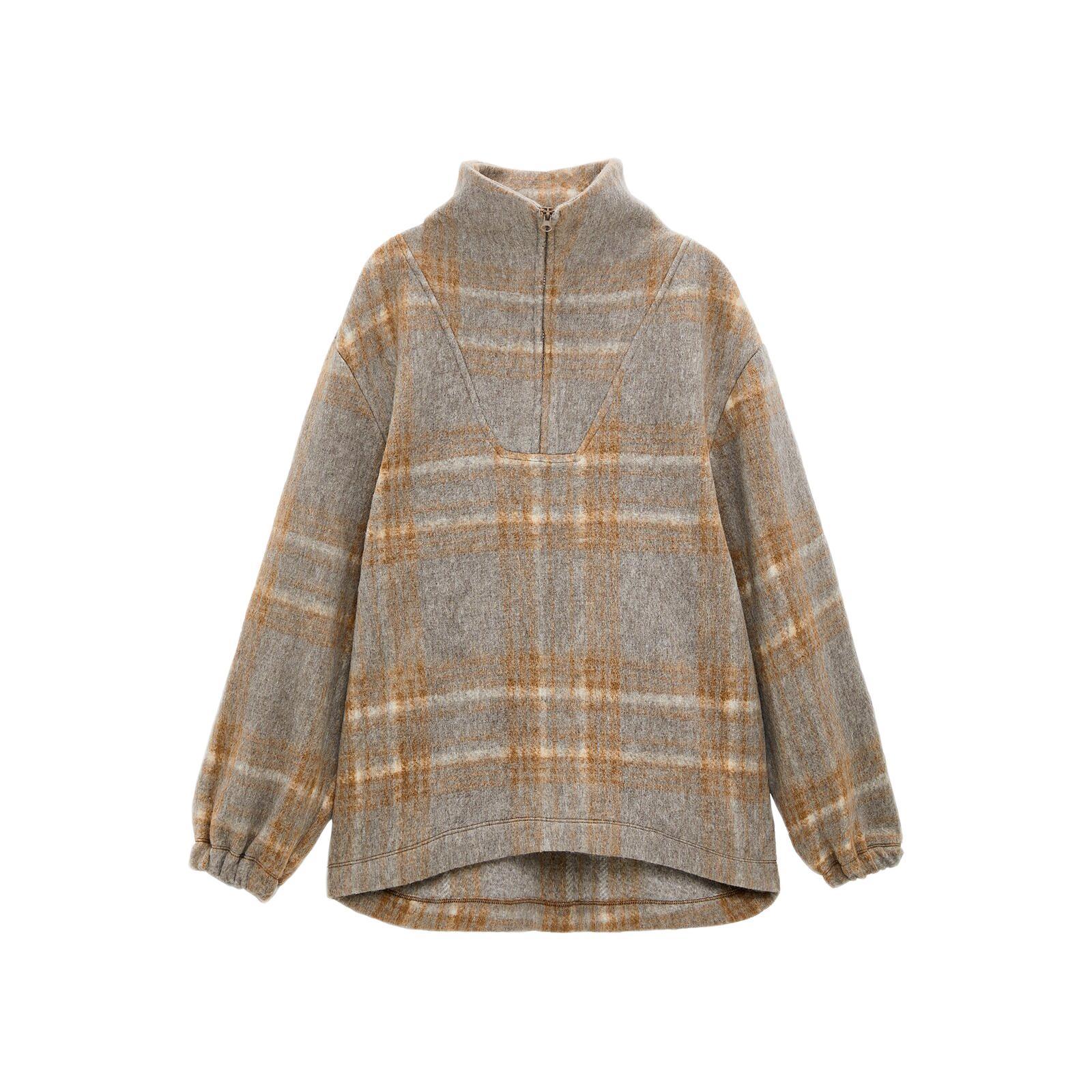 ZARA 女士高领卫衣 08342707710