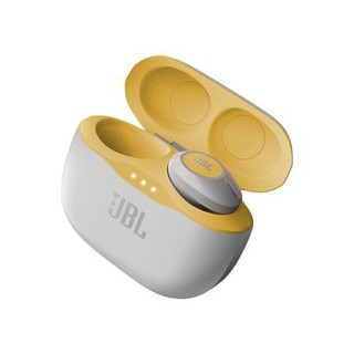 JBL 杰宝 TUNE120 TWS 入耳式真无线动圈蓝牙耳机 浅黄白