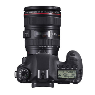 Canon 佳能 EOS 6D 全画幅 数码单反相机 黑色 EF 24-105mm F4 IS USM 变焦镜头 单镜头套机