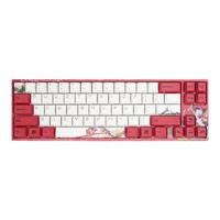 VARMILO 阿米洛 MIYA PRO 锦鲤娘 68键 有线机械键盘 红色 Cherry茶轴 无光