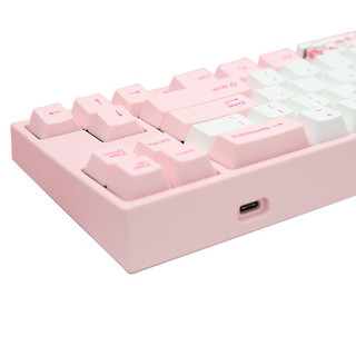 VARMILO 阿米洛 MIYA PRO 桜 68键 有线机械键盘 粉色 Cherry茶轴 无光