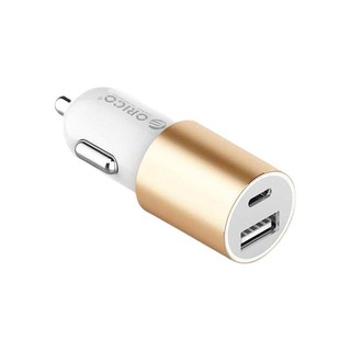 ORICO 奥睿科 UCF-2 车载充电器 Type-C USB-A 15.5W