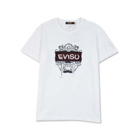 EVISU 惠美寿 中性鬼脸亮片变脸系列短袖