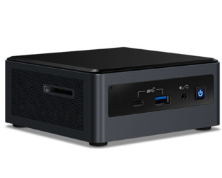 intel 英特尔 台式机 黑色(酷睿i3-10110U、核芯显卡、8GB、128GB SSD、风冷)