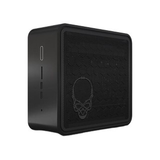 intel 英特尔 石英峡谷 NUC9VXQNX 商用台式机 黑色 (酷睿i7-760p、核芯显卡、16GB、512GB SSD、风冷)