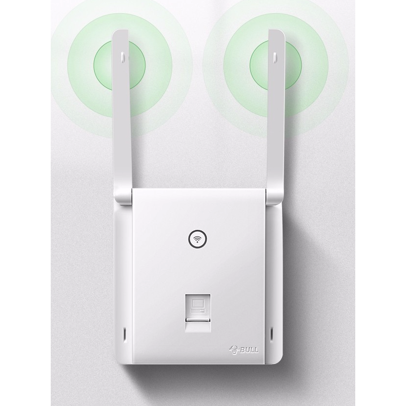 bull 公牛 g28d125a u6 墙壁式无线wifi路由器插座面板