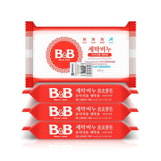 B&B 保宁 婴儿洗衣皂 洋槐香型 200g*4块