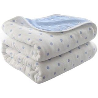 晒晒 六层纱布毛巾被纯棉婴儿被子单人双人午睡毯夏季儿童小盖毯小被子