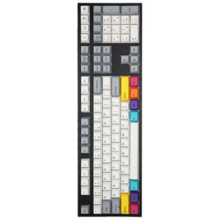 VARMILO 阿米洛 VA108M 108键 有线机械键盘 灰白黑 cherry速度银轴 无光