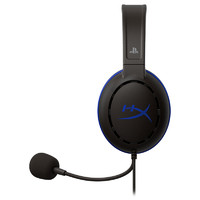 HYPERX Clout Chat (PS4) 入侵者PS4版 耳罩式头戴式有线耳机 黑蓝色 3.5mm