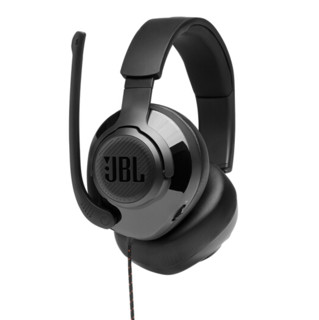 JBL QUANTUM300 头戴式游戏耳机有线电竞耳麦手机电脑耳机带麦克风吃鸡耳麦黑色 Q300黑色