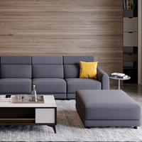 CHEERS 芝华仕 2001 布艺沙发 三人位 深灰色