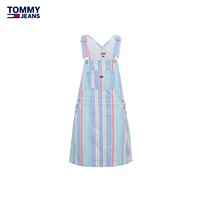 TOMMY HILFIGER 汤米·希尔费格 女装甜美纯棉条纹背带连衣裙10964