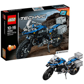 LEGO 乐高 Technic科技系列 42063  宝马 R 1200 GS Adventure