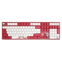 VARMILO 阿米洛 中国娘 VA108M 锦鲤娘 108键 有线机械键盘 红色 Cherry青轴 无光