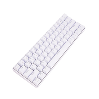 ROYAL KLUDGE RK61 61键 2.4G蓝牙 多模无线机械键盘 白色 RK红轴 冰蓝光