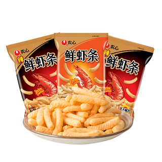 NONGSHIM 农心 鲜虾条组合装 2口味 90g*3包（经典辣虾条90g*2包+鲜虾条90g）