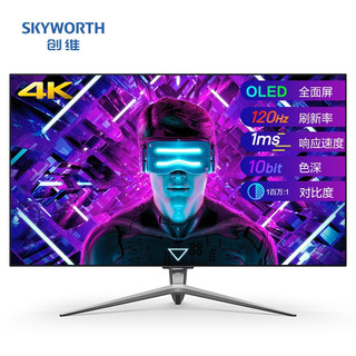 SKYWORTH 创维 G90 F48G9U 48英寸 OLED 显示器(3840×2160、120Hz 、99%DCI-P3、HDR10）