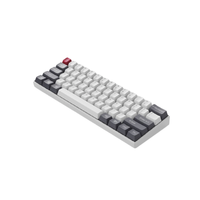 ROYAL KLUDGE RK61 61键 蓝牙双模机械键盘 灰白色 Cherry红轴 单光