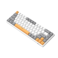 ROYAL KLUDGE RK61 68键 2.4G蓝牙 多模无线机械键盘 太行 RK热插拔茶轴 单光