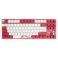 VARMILO 阿米洛 VA87M 锦鲤娘 87键 有线机械键盘 红白色 Cherry茶轴 无光