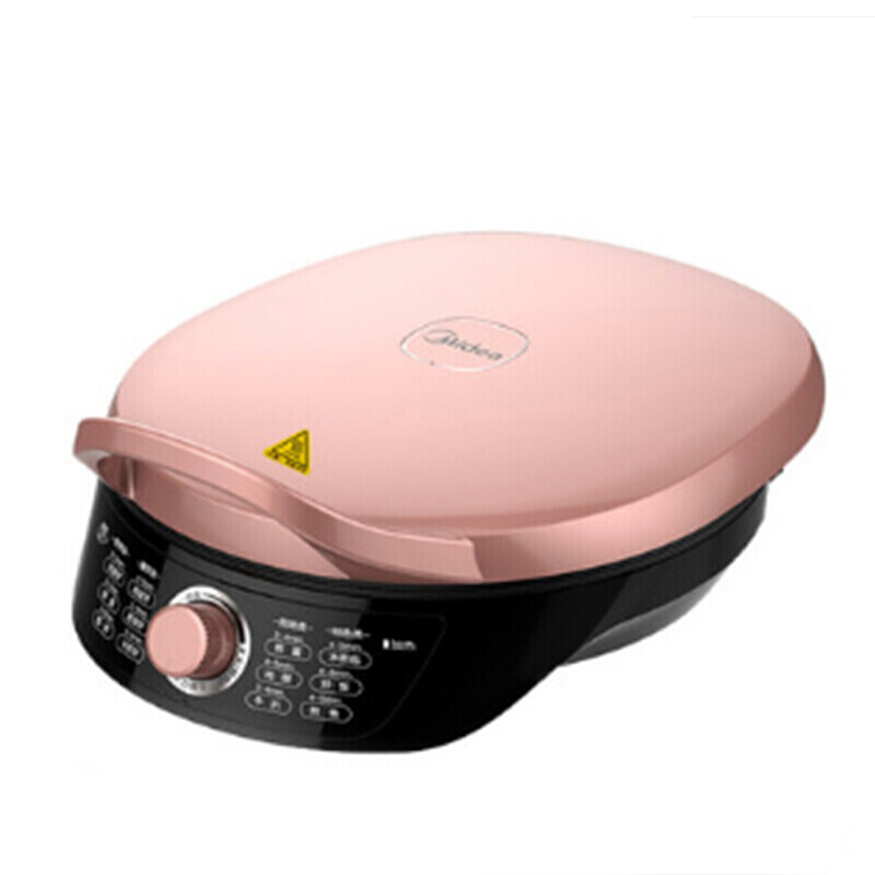 MC-WJH3002 电饼铛 美的（Midea)家用双面加热电饼档煎饼锅 旋控式加深加大烤盘早餐机煎烤机