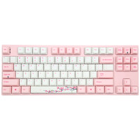 VARMILO 阿米洛 VA87M 桜 87键 有线机械键盘 粉白 Cherry青轴 无光