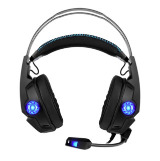 KOTION EACH 因卓 Y1 耳罩式头戴式有线耳机 黑蓝色 3.5mm
