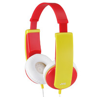 JVC 杰伟世 HA-KD5 耳罩式头戴式有线耳机 红黄色 3.5mm
