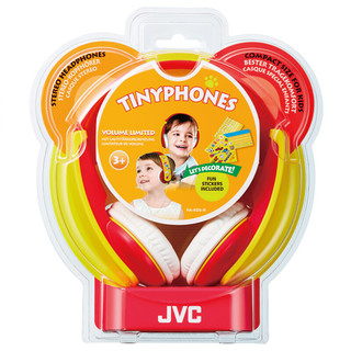 JVC 杰伟世 HA-KD5 耳罩式头戴式有线耳机 红黄色 3.5mm