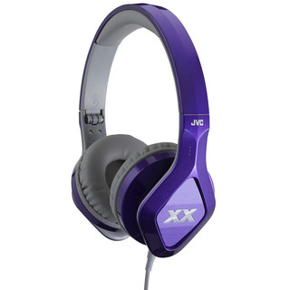 JVC 杰伟世 HA-SR100X 耳罩式头戴式有线耳机 紫罗兰 3.5mm