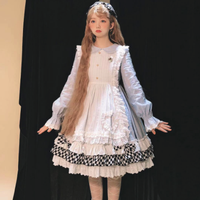 Yourhighness Lolita洛丽塔 森林里的爱丽丝 女士OP长袖连衣裙 S