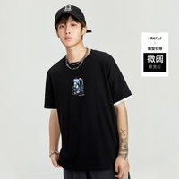 PEACEBIRD 太平鸟 初音未来系列 BWDAB150289 男士T恤