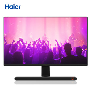 Haier 海尔 天越R8-7S 23.8英寸微边框商用办公一体机台式电脑(Intel四核 8G 256GSSD 键鼠 Win10 JBL音响)