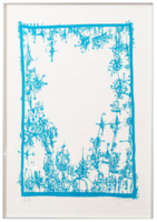 HOWstore 张长江《心愿系列V蓝色》54.5×78.5cm 限量版画潮流艺术挂画
