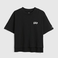 Gap 盖璞 000698851 女款徽标LOGO短袖T恤