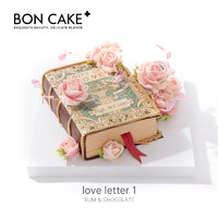 BONCAKE 荔枝玫瑰聚会生日蛋糕送女神北京上海杭州天津沈阳同城配送 1.4磅
