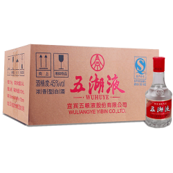 WULIANGYE 五粮液 五湖液小酒版 45度 浓香型白酒100ml*24