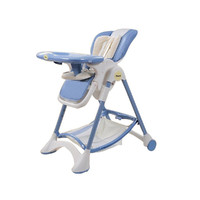 Pouch 帛琦 宝宝餐椅多功能轻便可折叠便携式餐桌椅儿童餐椅 K05